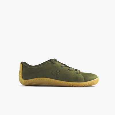 Vivobarefoot Kids' Addis School Shoes - Botanical Green USA [LDQ794365]